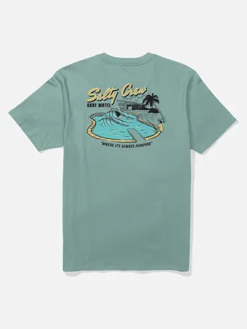 Salty crew HOMMES SURF MOTEL TEE MACKEREL