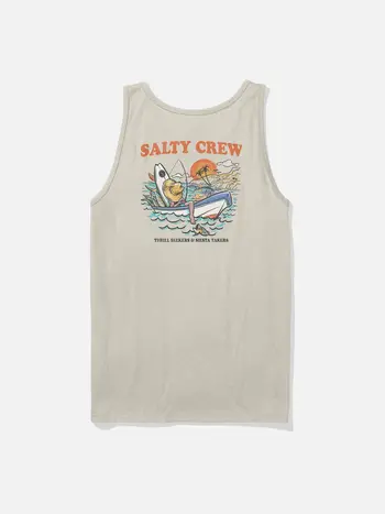 Salty crew MEN'S DOWN TIME TANK BONE