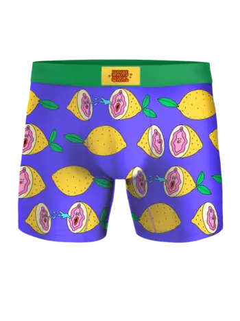 Undz HOMMES CLASSIC BOXER SEXE ORAL CITRON