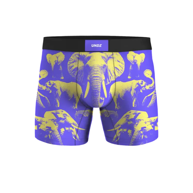 Undz HOMMES CLASSIC BOXER ELEPHANTS