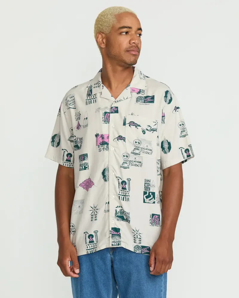 Volcom HOMMES MISTOSTONE SHORT SLEEVE SHIRT