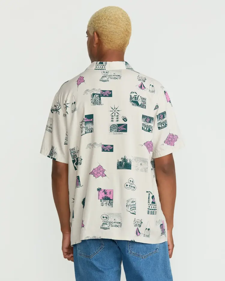 Volcom MEN'S MISTOSTONE SHORT SLEEVE SHIRT
