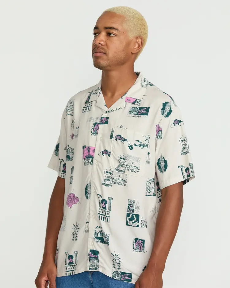 Volcom HOMMES MISTOSTONE SHORT SLEEVE SHIRT