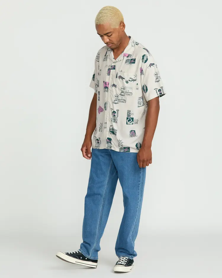 Volcom MEN'S MISTOSTONE SHORT SLEEVE SHIRT