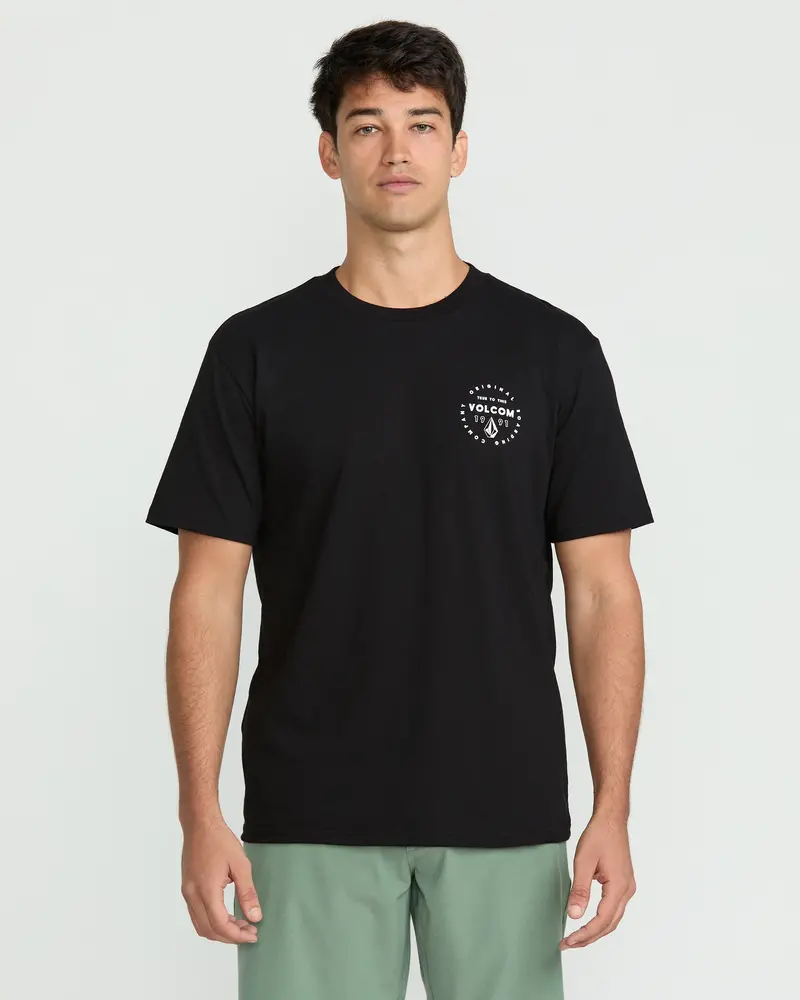 Volcom HOMMES MORTIS BLACK SHORT SLEEVE TEE
