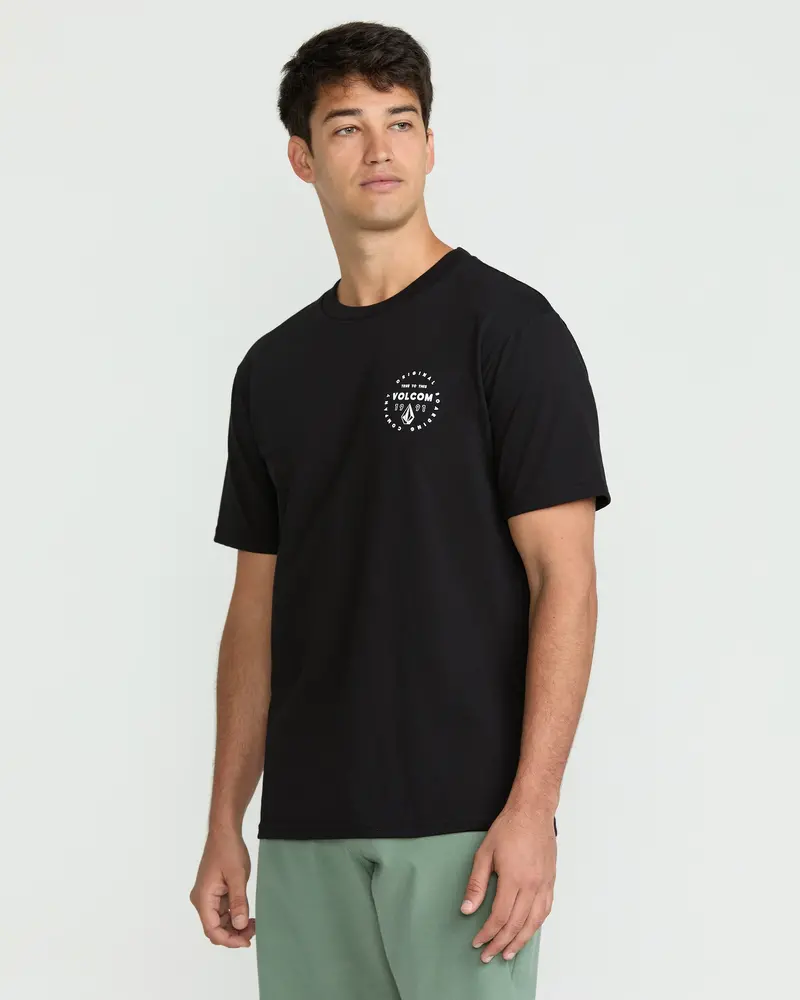 Volcom HOMMES MORTIS BLACK SHORT SLEEVE TEE