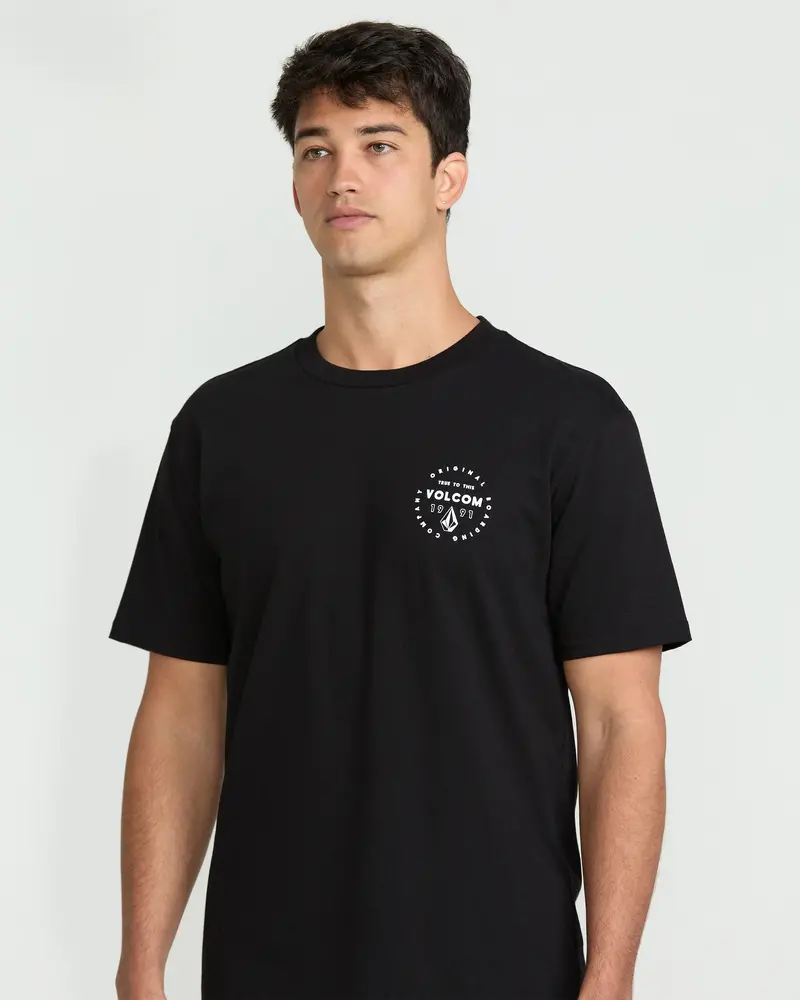 Volcom HOMMES MORTIS BLACK SHORT SLEEVE TEE