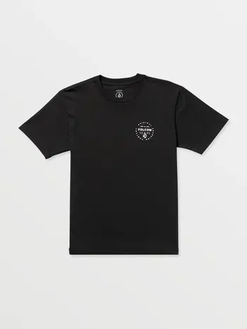 Volcom MEN'S MORTIS BLACK SHORT SLEEVE TEE BLACK