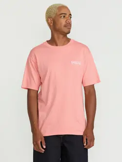Volcom HOMMES GROOVIN PEACH FUZZ SHORT SLEEVE TEE PEACH FUZZ