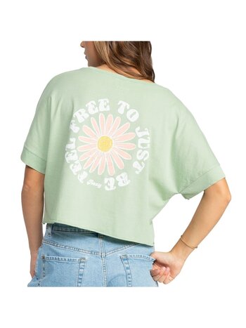 Roxy FEEL FREE DSTF T-SHIRT LAUREL GREEN