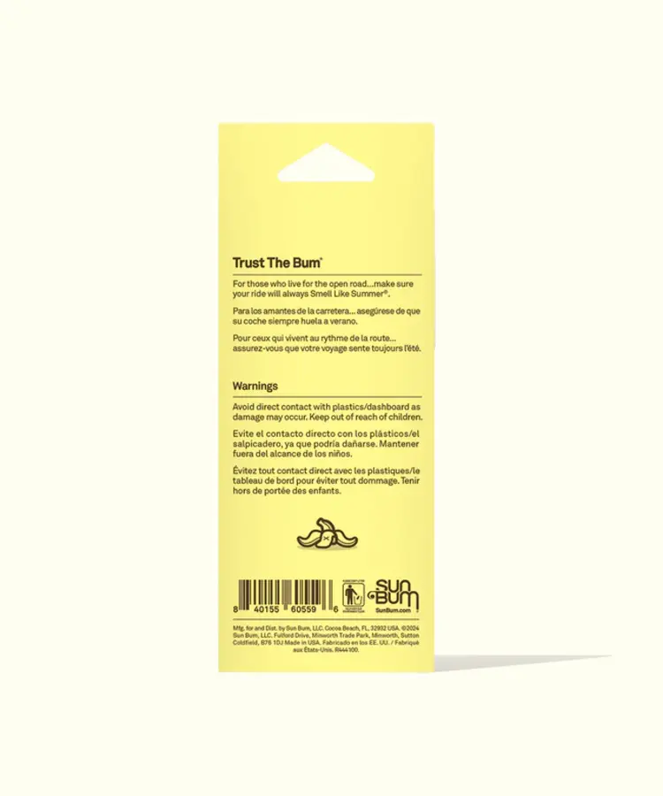 Sun Bum AIR FRESHENER BANANA