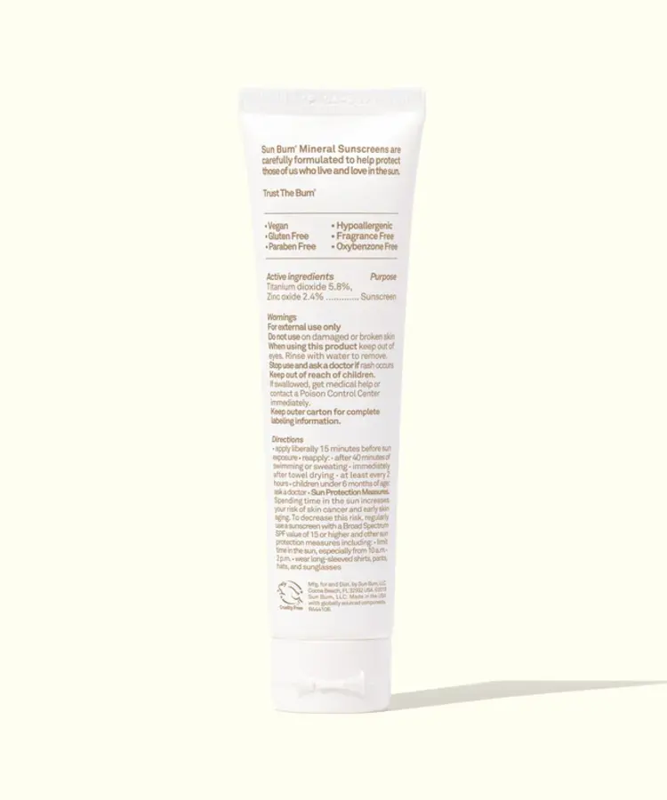 Sun Bum MINERAL SPF 30 TINTED SUNSCREEN FACE LOTION