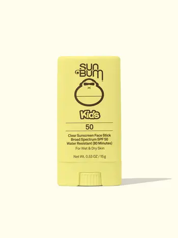 Sun Bum KIDS SPF 50 CLEAR SUNSCREEN FACE STICK
