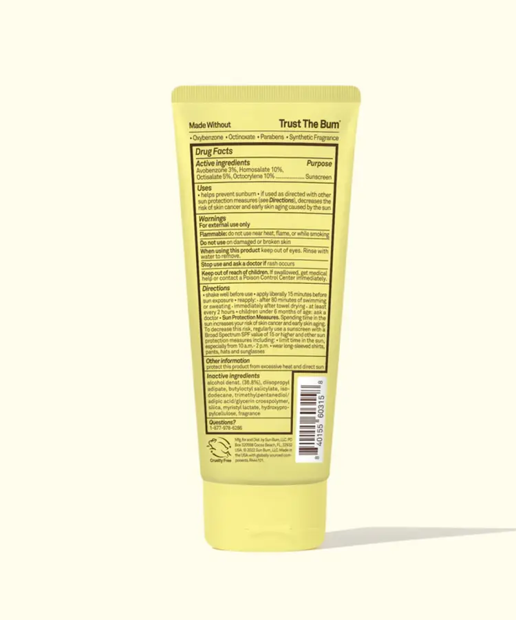 Sun Bum ENFANTS LOTION SOLAIRE TRANSPARENTE FPS 50