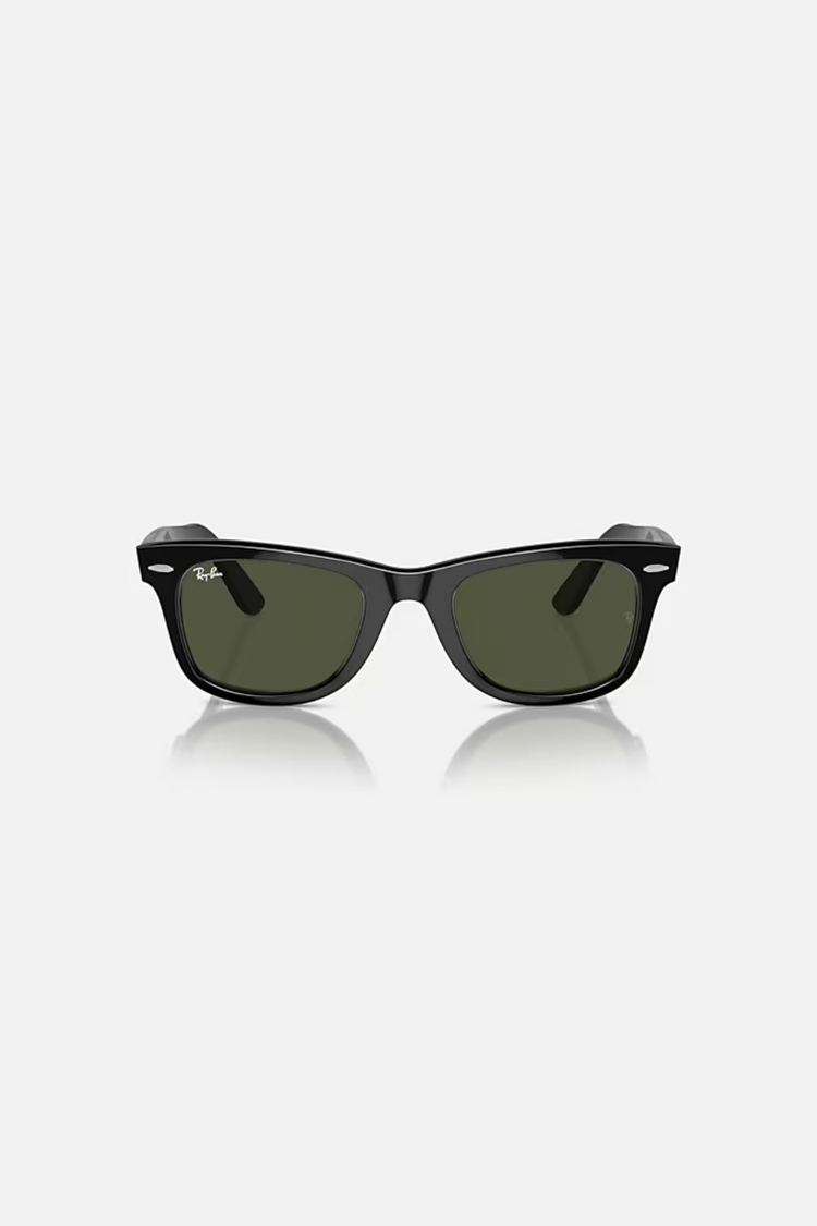 RAY BAN WAYFARER CLASSIC BLACK/G-15 GREEN