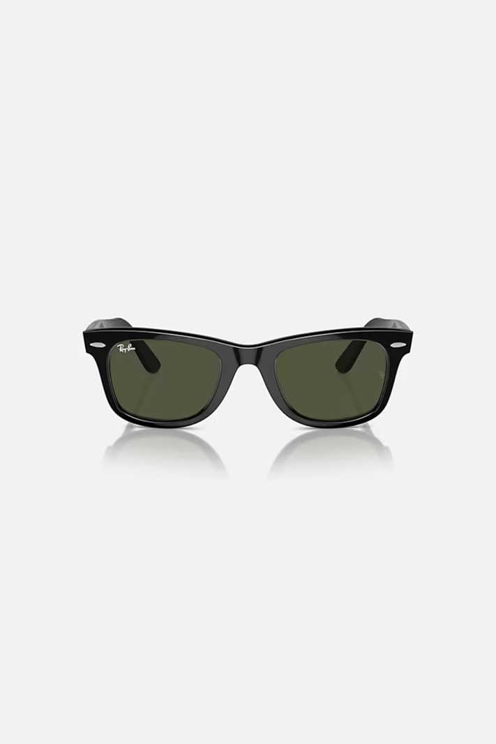 RAY BAN WAYFARER CLASSIC BLACK/G-15 GREEN