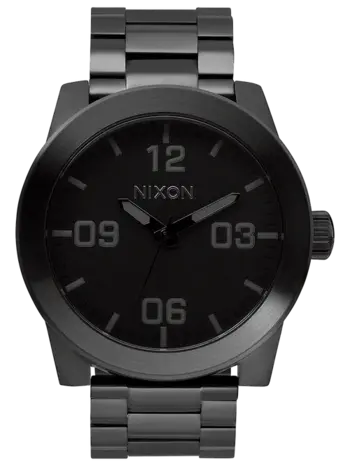 Nixon CORPORAL STAINLESS STEEL ALL BLACK