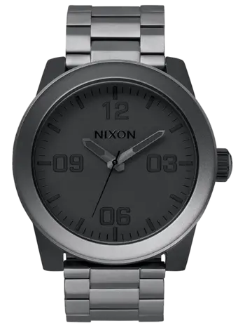 Nixon CORPORAL STAINLESS STEEL MATTE BLACK/MATTE GUNMETAL