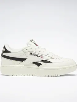 Reebok WOMEN'S CLUB C DOUBLE REVENGE CHALK/CORE BLACK/CHALK
