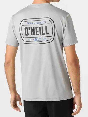 O'Neill HOMMES TRVLR UPF TEE WORDMARK HEATHER GREY