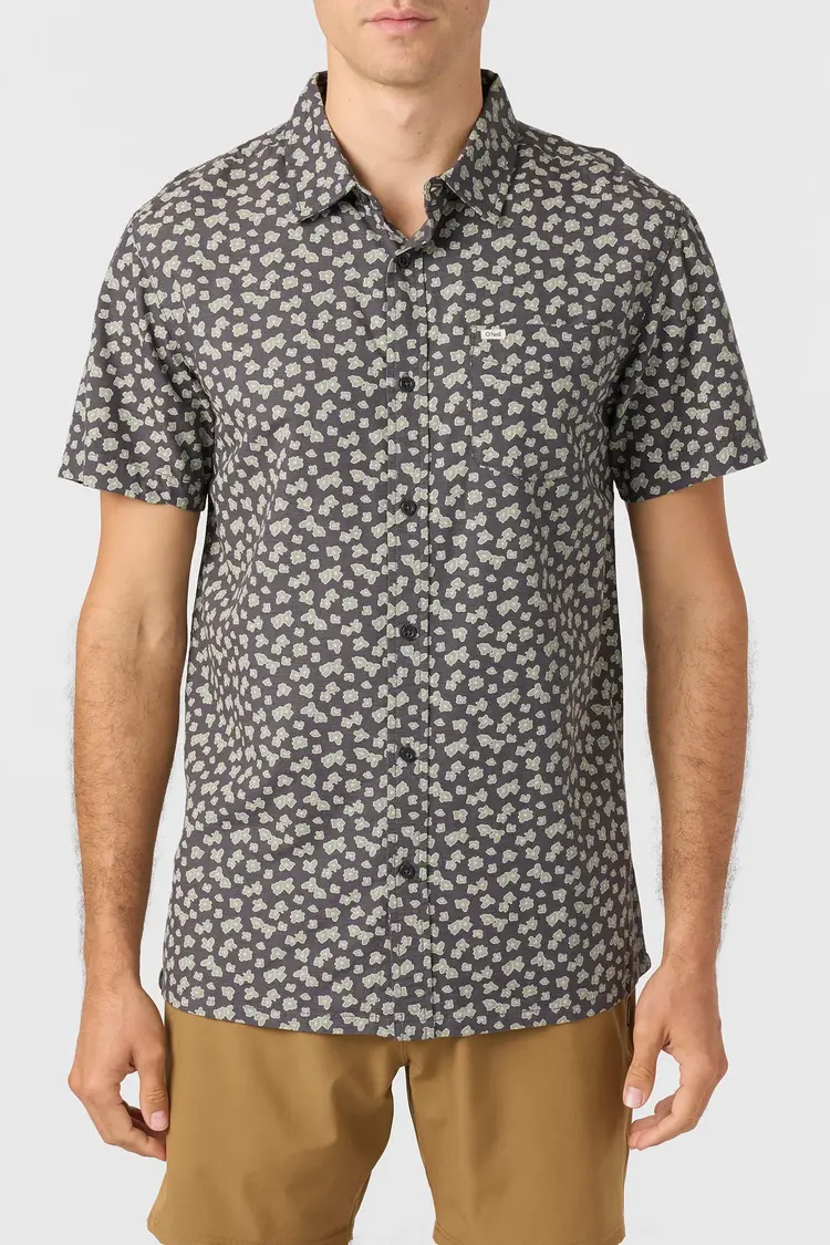 O'Neill MEN'S OG ECO PRINT STANDARD WOVEN TEE