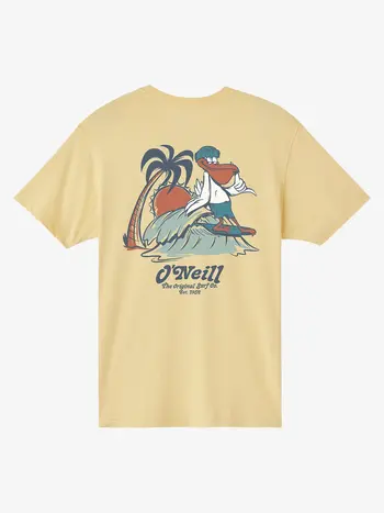 O'Neill HOMMES MAHALOS TEE LEMMON GRASS