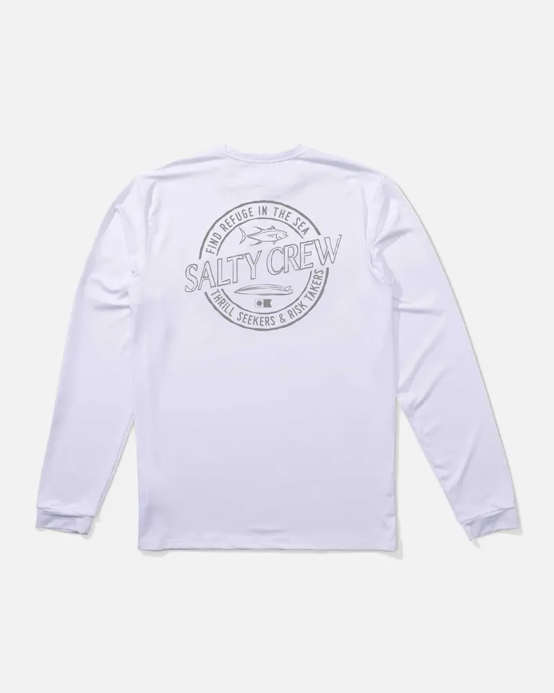 Salty crew HOMMES SKEWED LONG SLEEVE SUNSHIRT