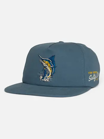 Salty crew HOMMES COASTAL 5 PANEL HAT CHANNEL BLUE
