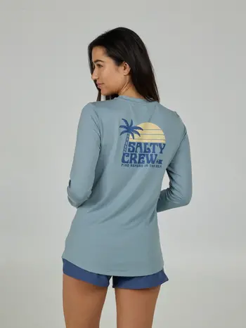 Salty crew FEMMES SUNRISE LONG SLEEVE STORMY GREY