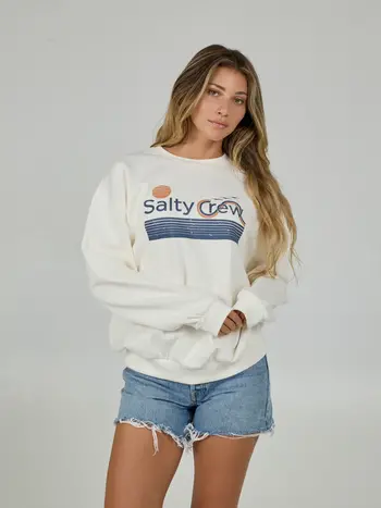Salty crew WOMEN'S SUNNY SIDE CREW OFF WHITE