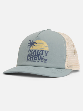 Salty crew WOMEN'S SUNNY FOAMY TRUCKER HAT STORMY GREY
