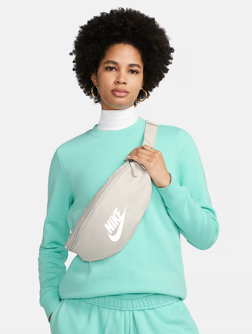 Nike HERITAGE WAISTPACK LIGHT OREWOOD BROWN/OREWOOD BROWN/WHITE