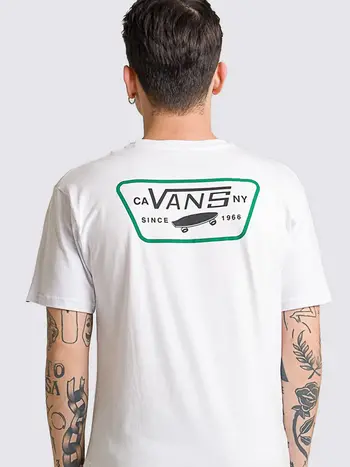 Vans HOMMES FULL PATCH BACK WHITE/BLACK/VERDANT GREEN