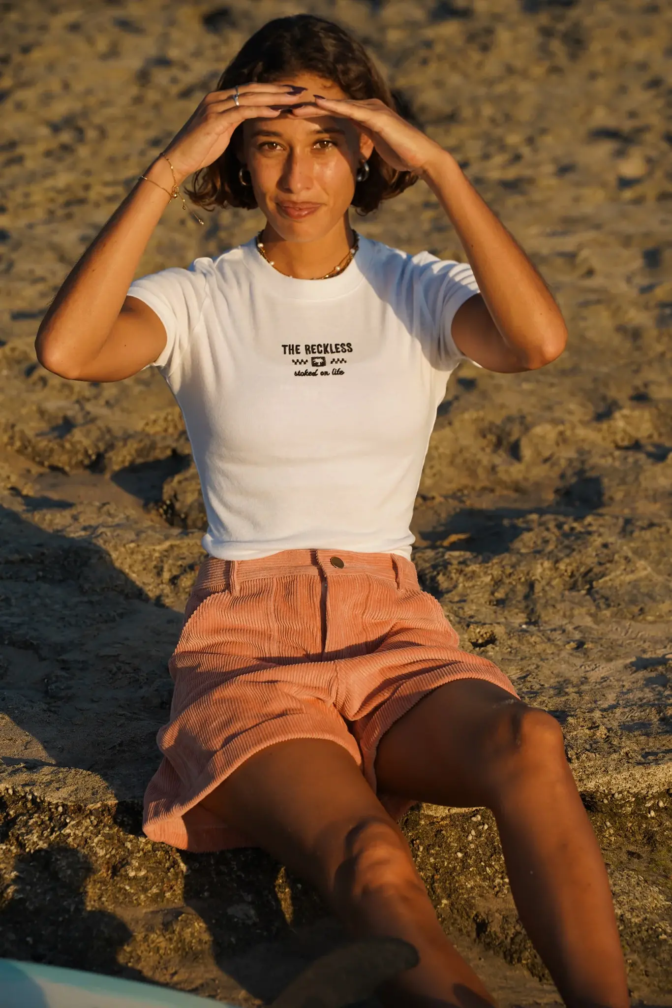 Notice the reckless BASIC FITTED TEE