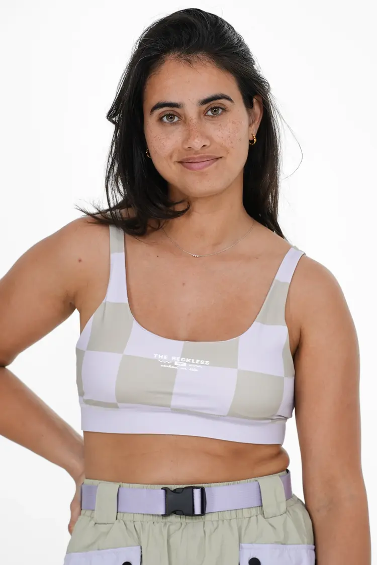 Notice the reckless CHECKERED SPORT TOP