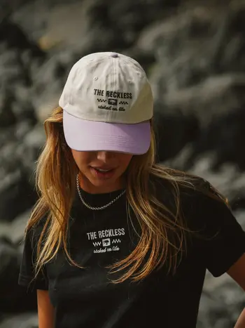 Notice the reckless CLASSIC DAD'S HAT LAVENDER