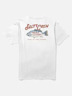 Salty crew HOMMES TACKLE SHOP TEE WHITE