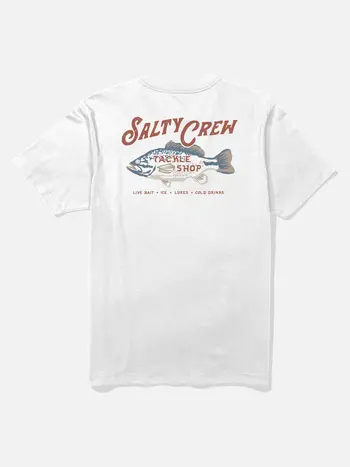 Salty crew HOMMES TACKLE SHOP TEE WHITE
