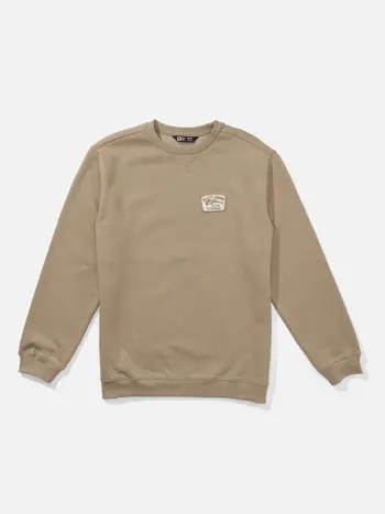 Salty crew MEN'S CRAFTED CREW FLEECE STONE