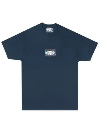Frosted Skateboards HOMMES STATIC LOGO T-SHIRT NAVY