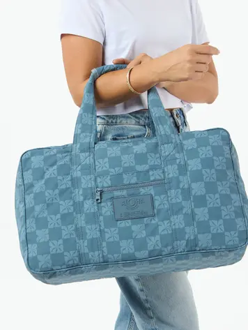 Aloha PUA CHECK KEEP IT LIGHT WEEKENDER SLATE