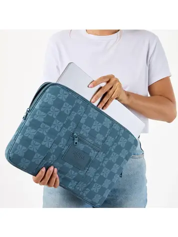 Aloha PUA CHECK KEEP IT LIGHT LAPTOP CASE SLATE