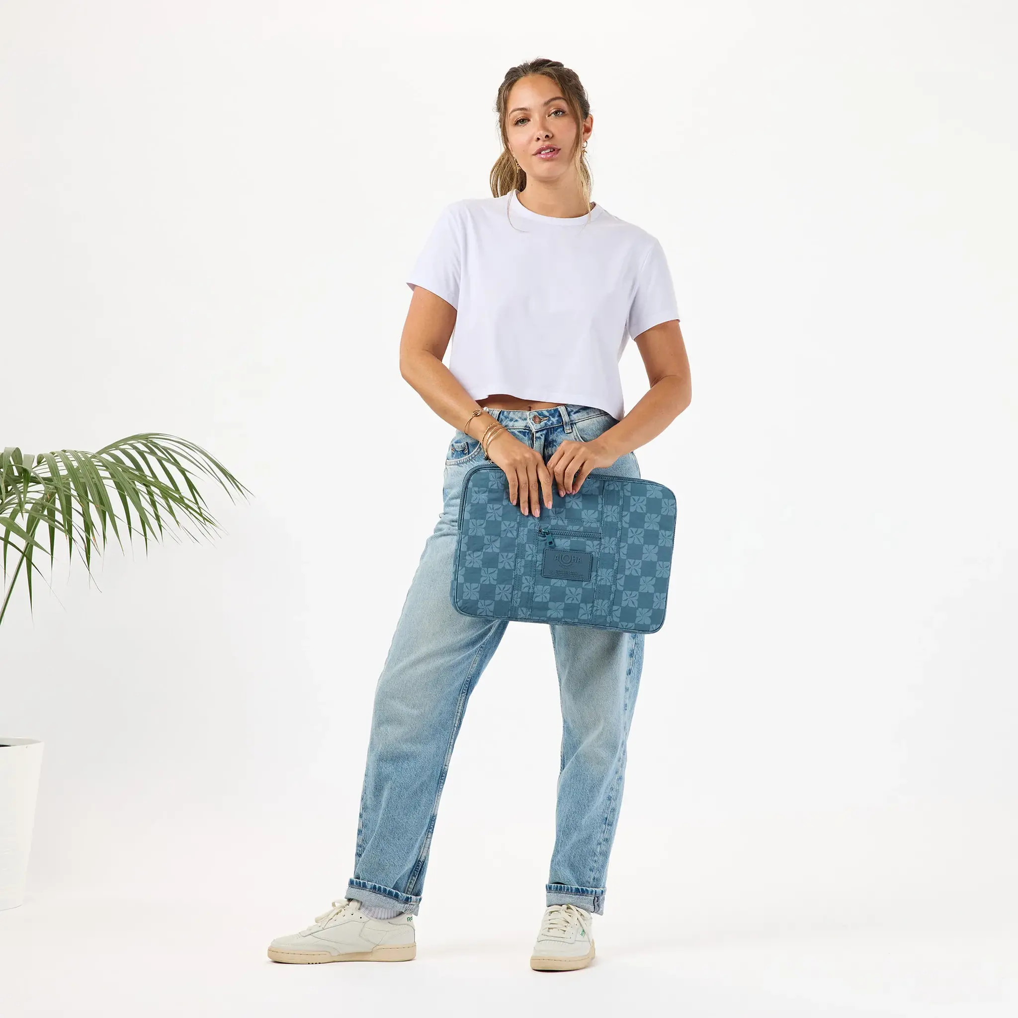 Aloha PUA CHECK KEEP IT LIGHT LAPTOP CASE