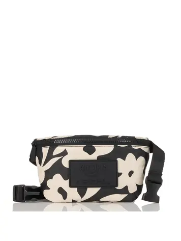 Aloha FALL FLOWERS MINI HIP PACK BLACK/SANDSTONE