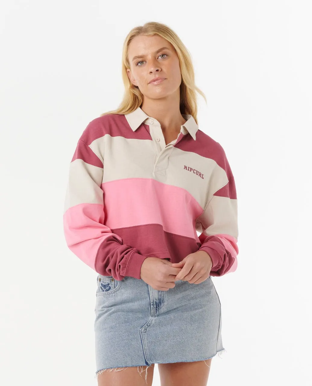 RIP CURL FEMMES KEEPSAKES RUGBY TOP