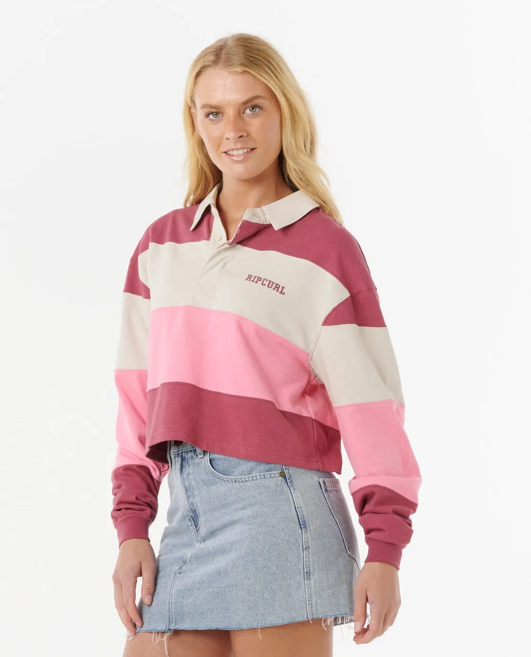 RIP CURL FEMMES KEEPSAKES RUGBY TOP