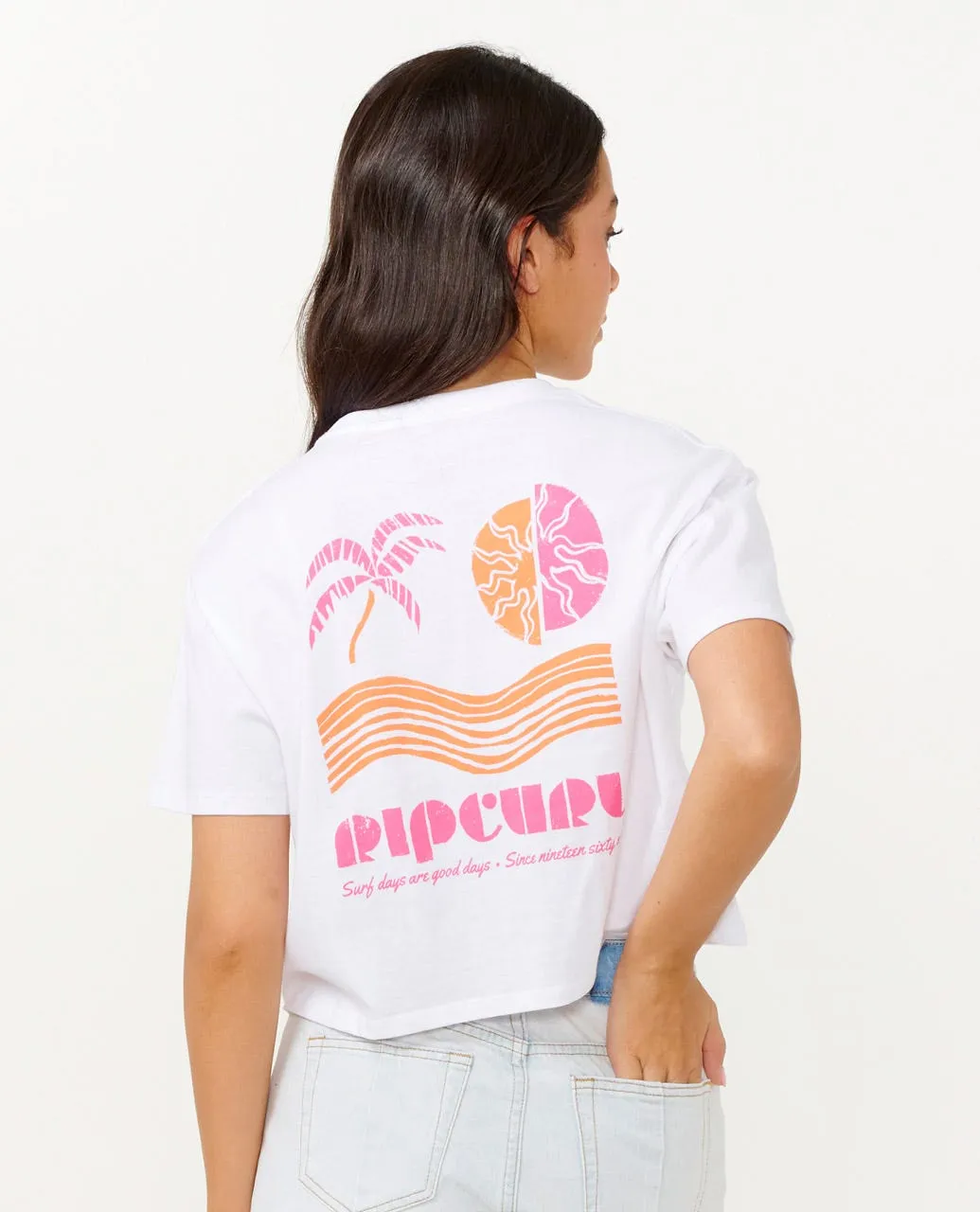 RIP CURL FEMMES CALYPSO CROP TEE