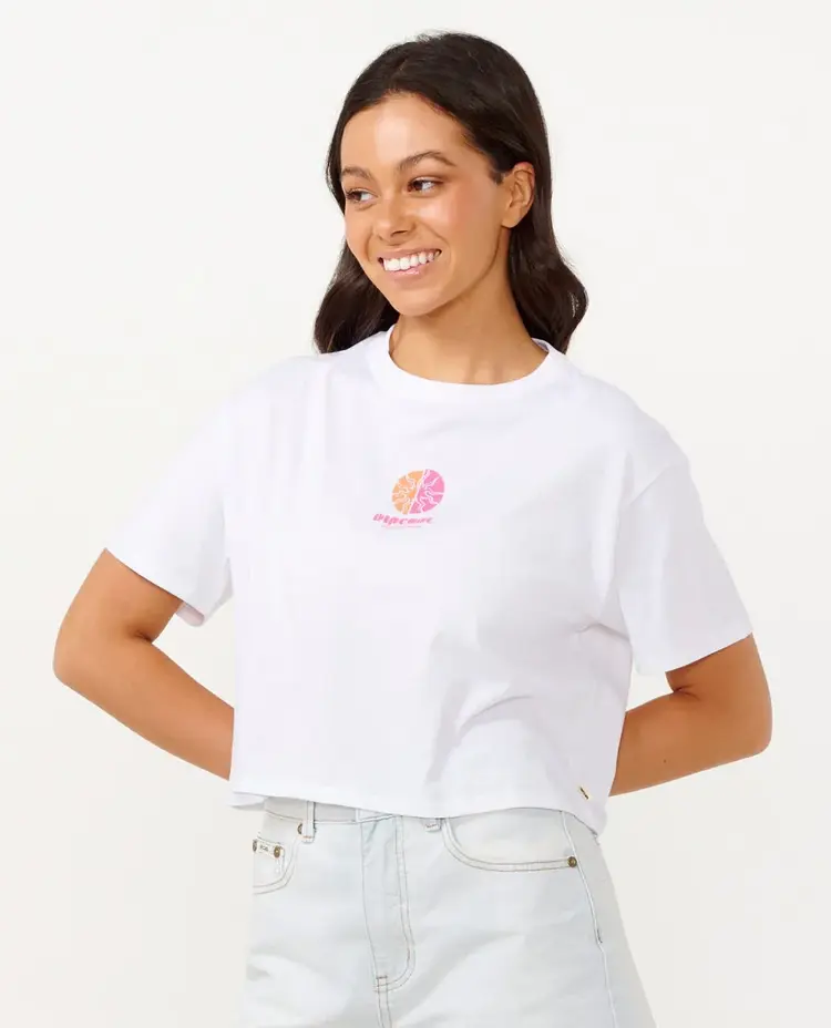 RIP CURL WOMEN'S CALYPSO CROP TEE