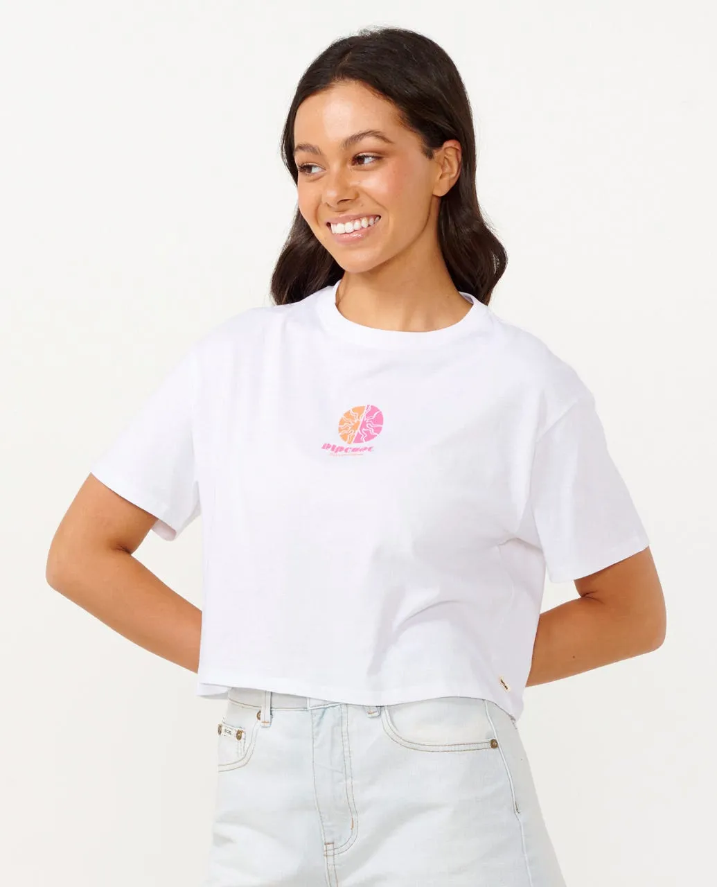 RIP CURL FEMMES CALYPSO CROP TEE
