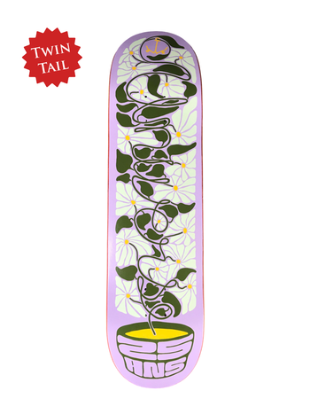Universe Boardshop BLOOM 25TH ANNIVERSARY TWIN TAIL DECK LAVENDER